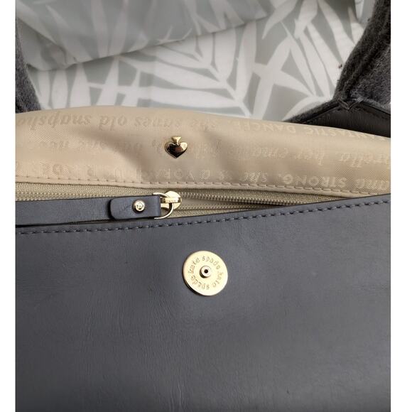 kate spade dazzle dot wool tote - Picture 14 of 16